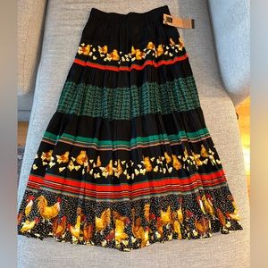 Carole Little Maxi Chicken skirt💋